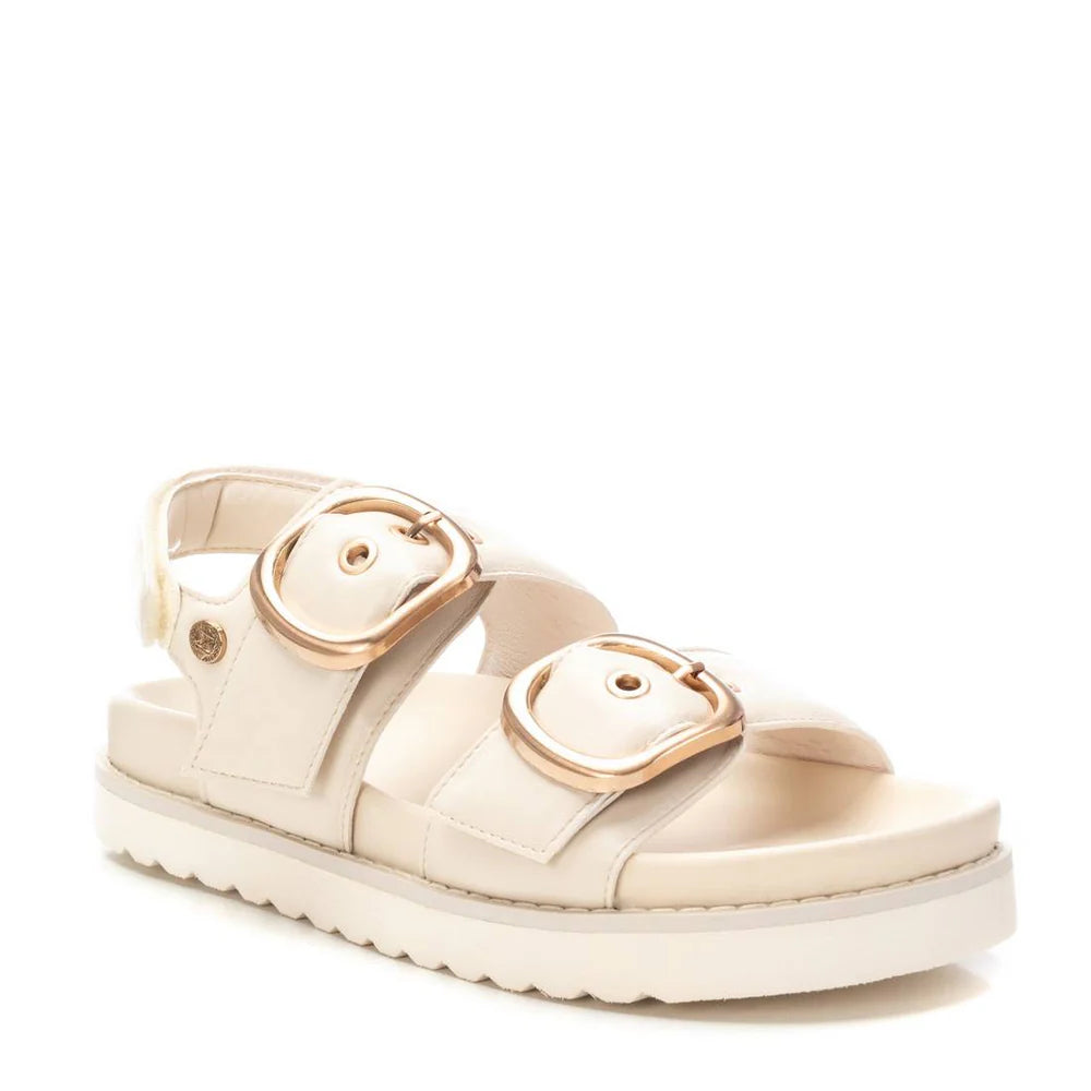 Sandalia con Hebillas (Beige) -XTI
