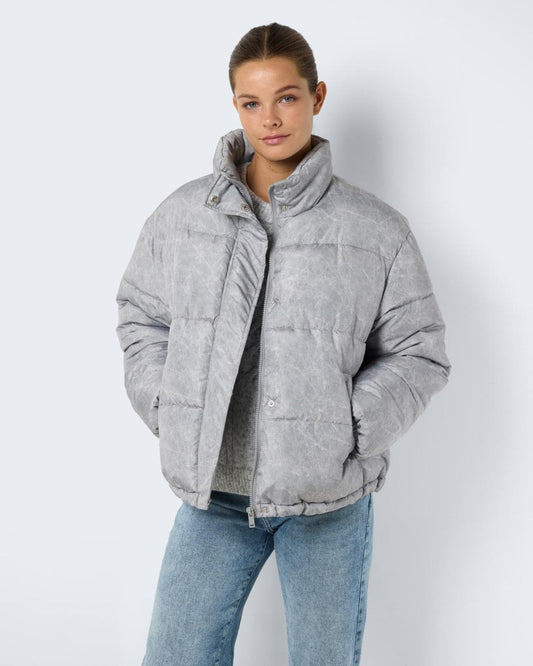 Chaqueta Acolchada Gris - Noisy May