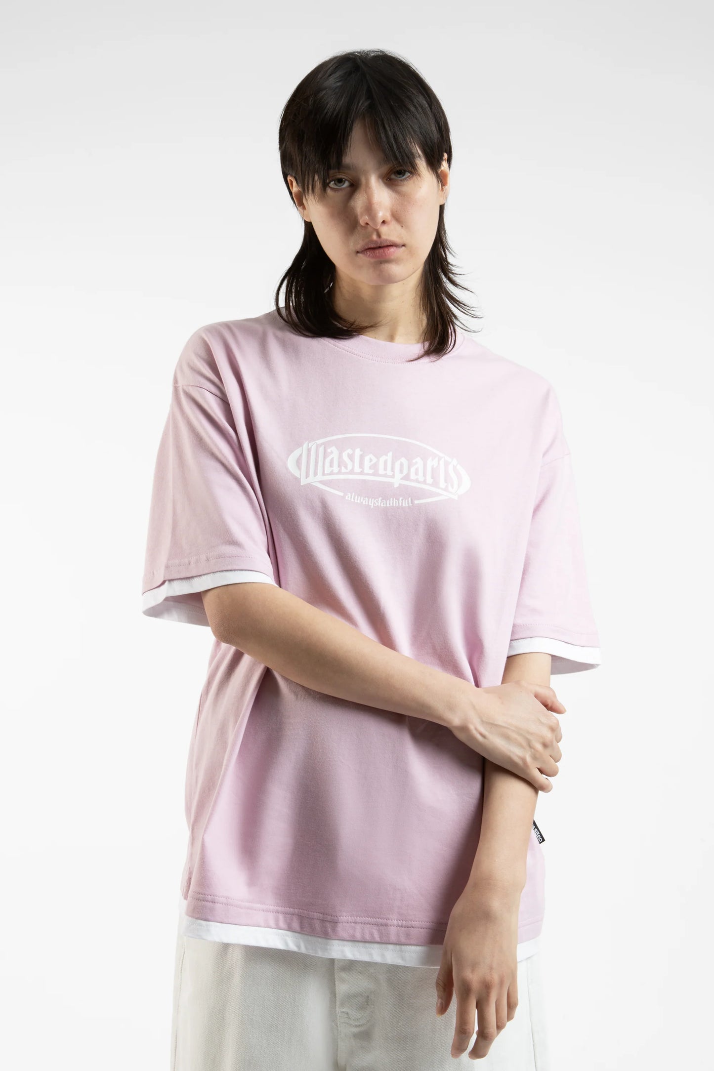Camiseta Yard White/ Light Pink - Wasted Paris