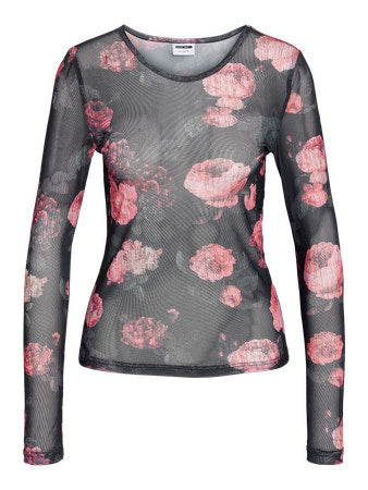 NOVEDAD Top mesh Flores - Noisy May
