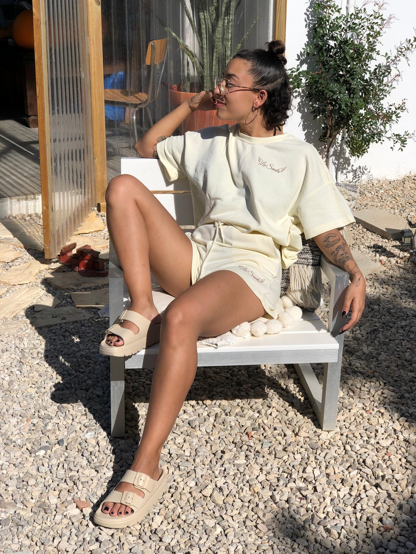 Camiseta Colección Summer Beige - La Santa