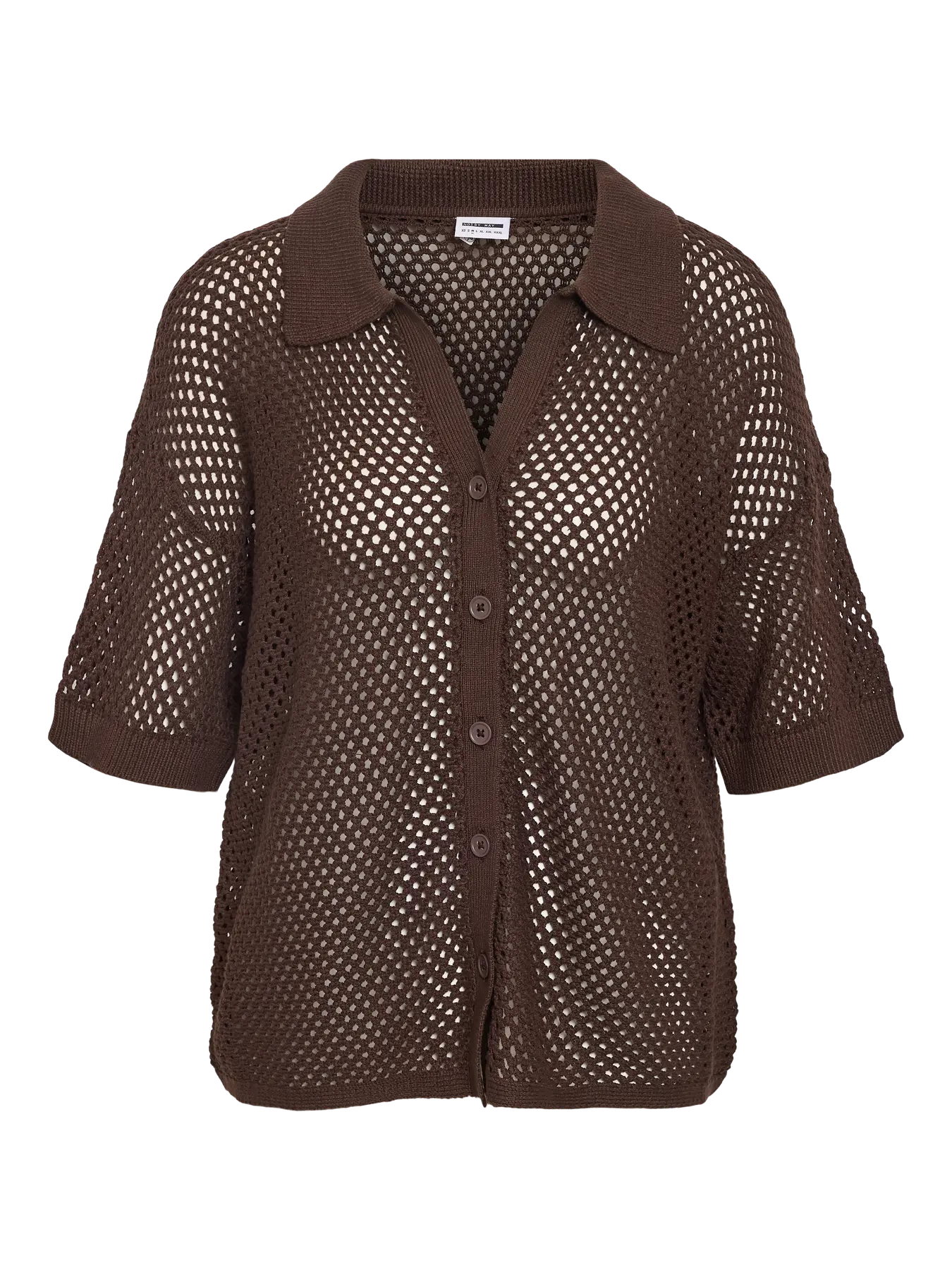 Camisa Crochet Marrón - Noisy May