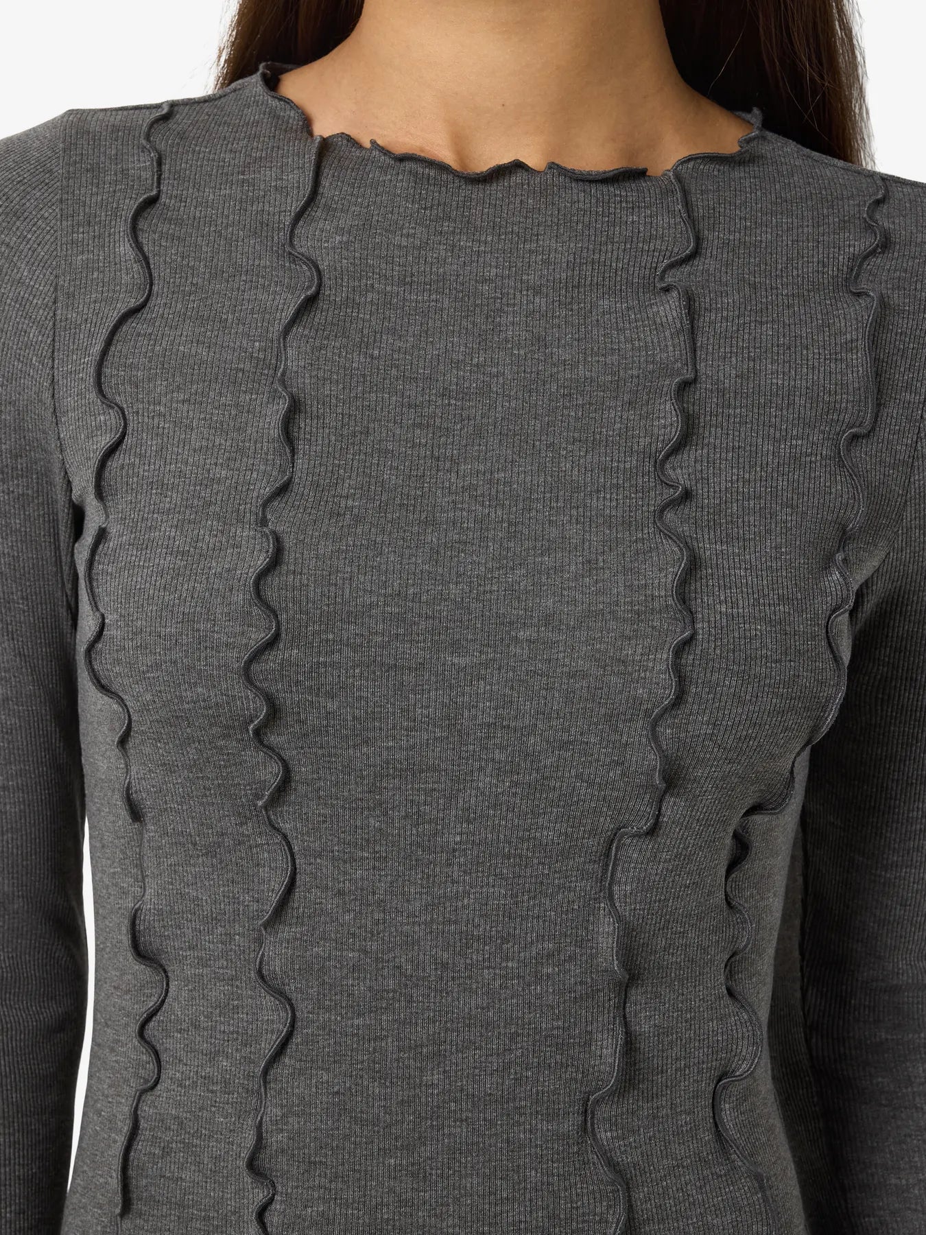 NOVEDAD Vestido de punto Gris - Noisy May