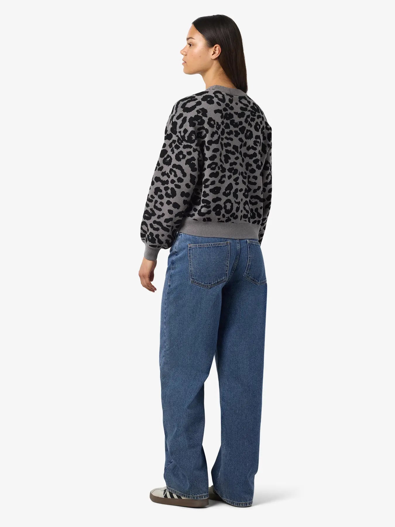 NOVEDAD Jersey Leopardo Gris - Noisy May