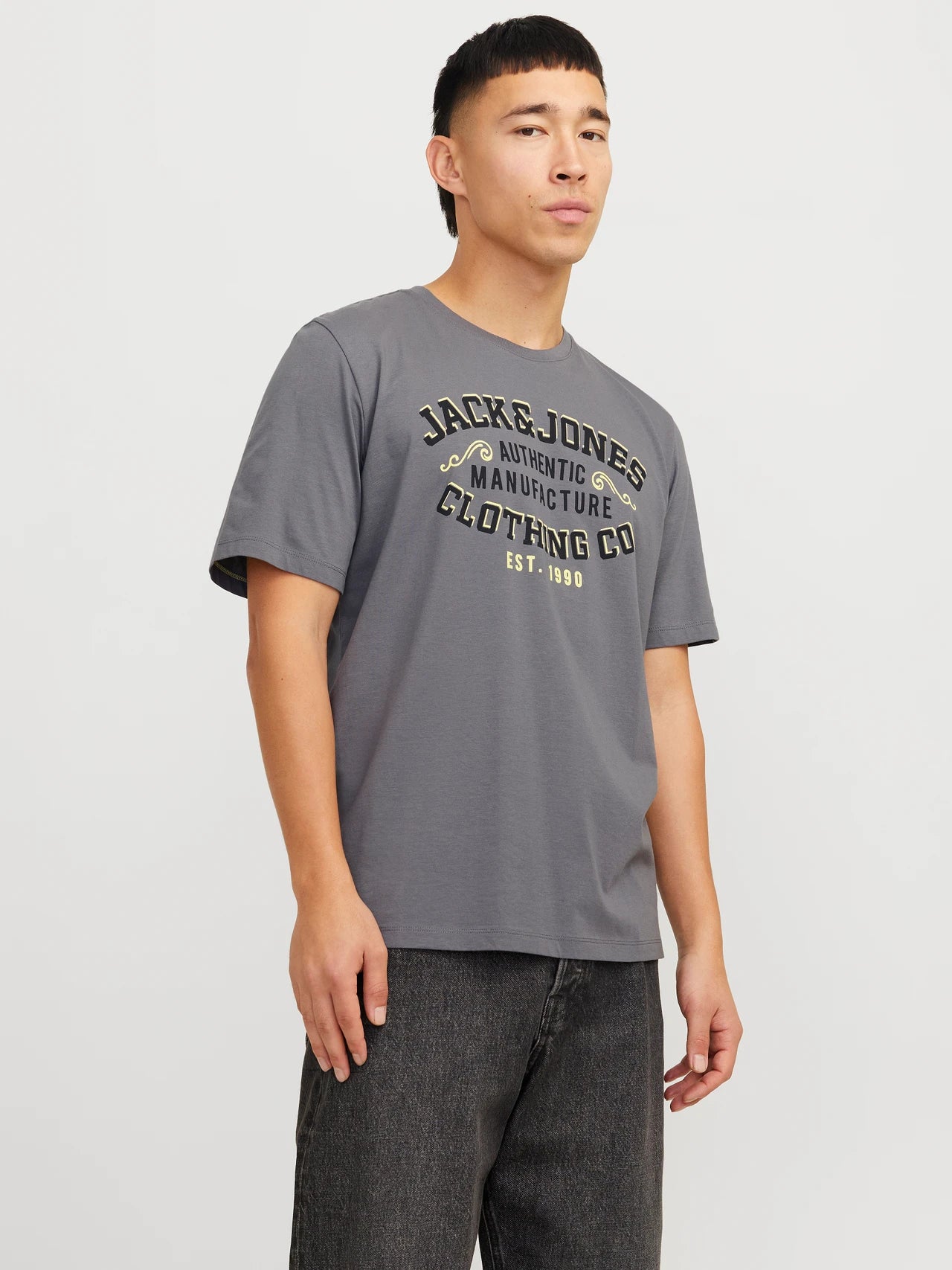 Camiseta Logo Gris - Jack & Jones