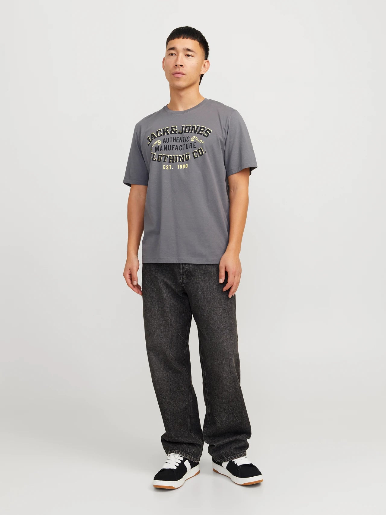 Camiseta Logo Gris - Jack & Jones
