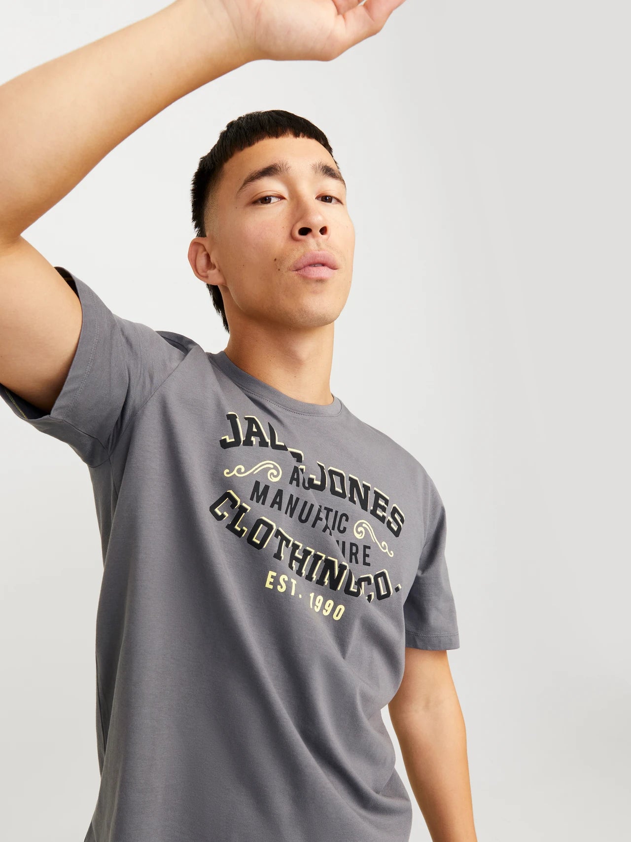 Camiseta Logo Gris - Jack & Jones