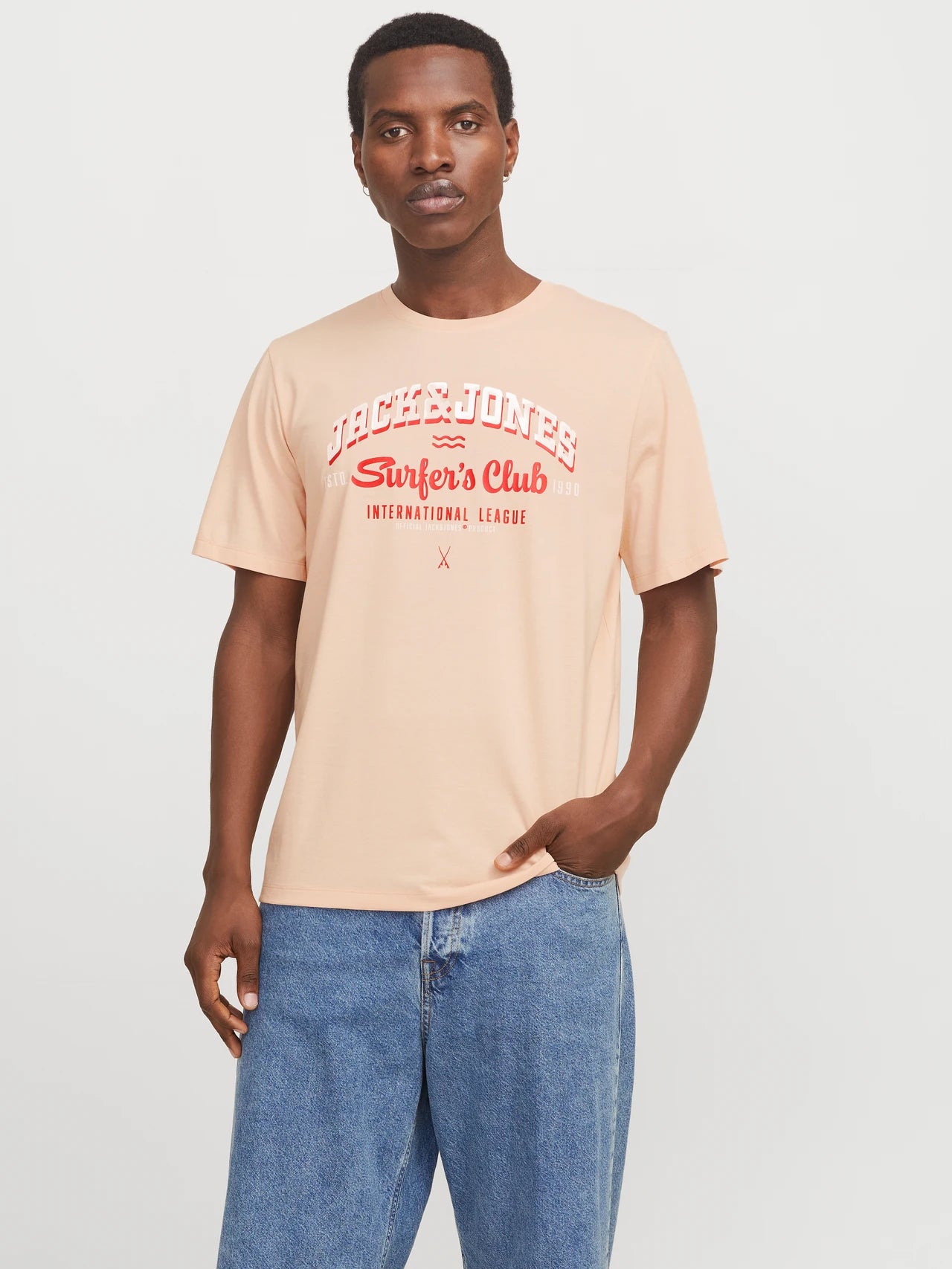 Camiseta Logo Naranja - Jack & Jones