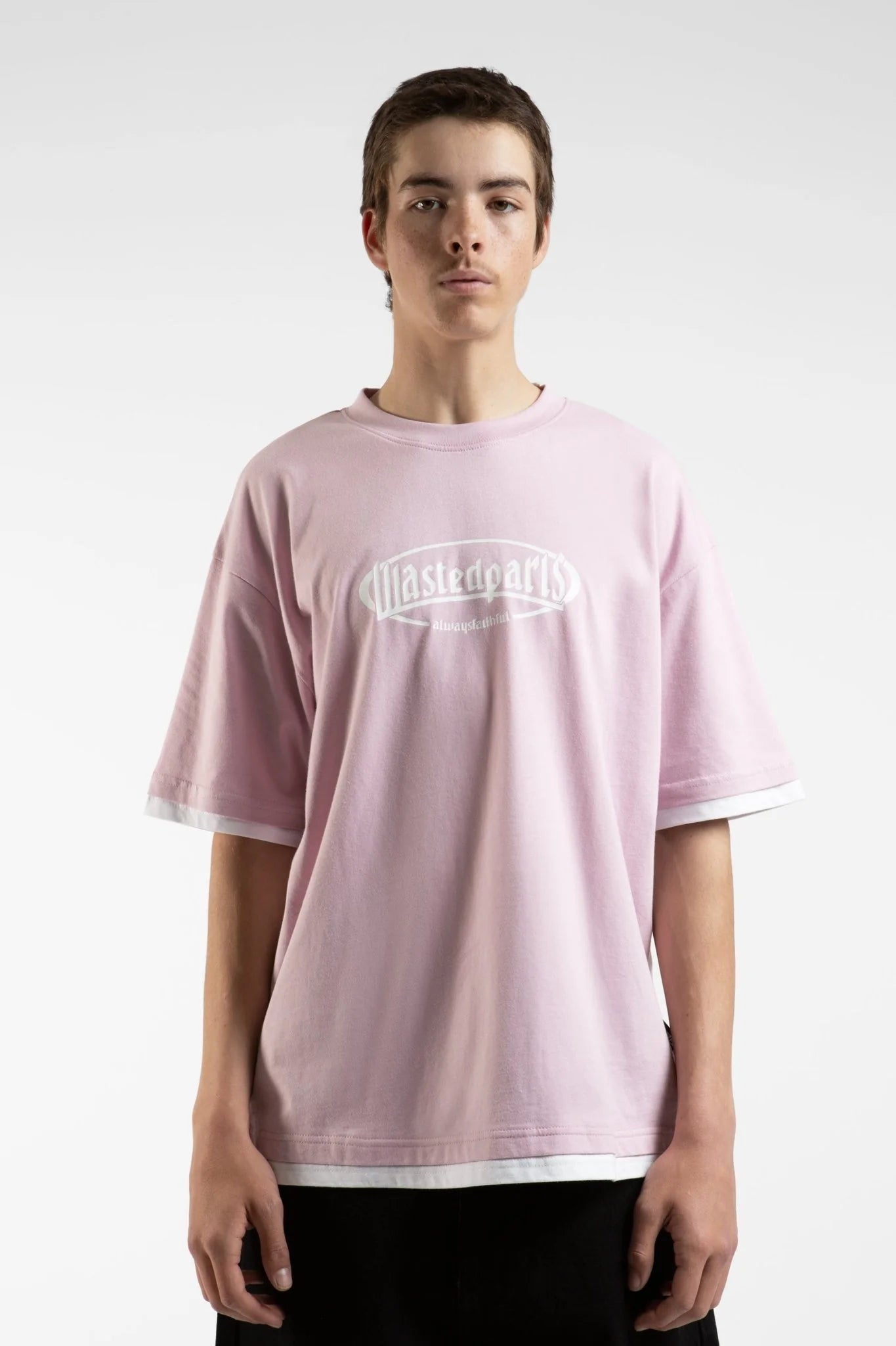 Camiseta Yard White/ Light Pink - Wasted Paris