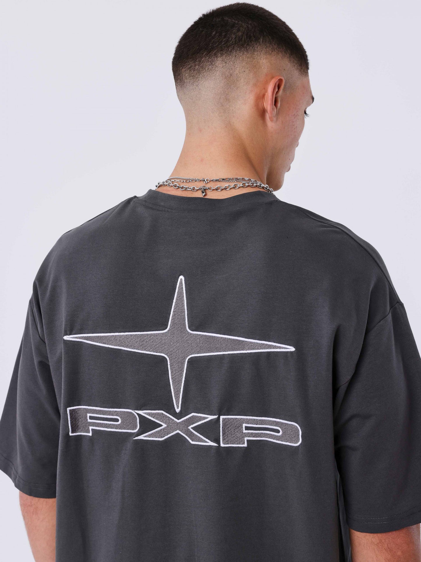 NOVEDAD Camiseta Boxy Gris - Project X Paris