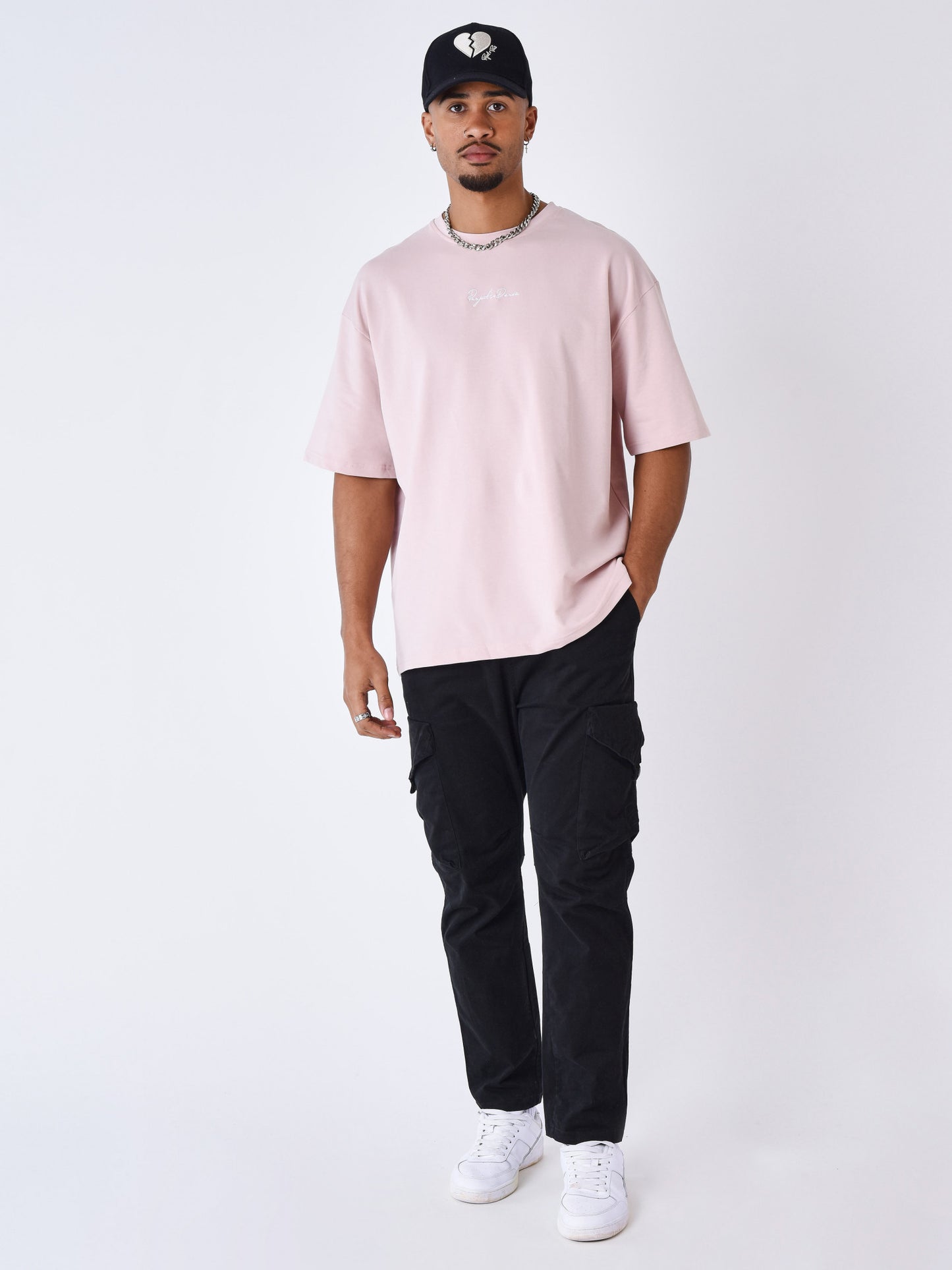 NOVEDAD Camiseta Oversize Rosa Ceniza. - Project X Paris