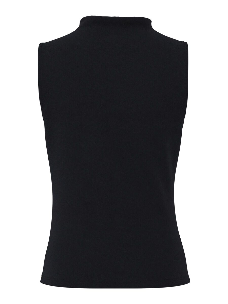 Top Drapeado Negro - Pieces