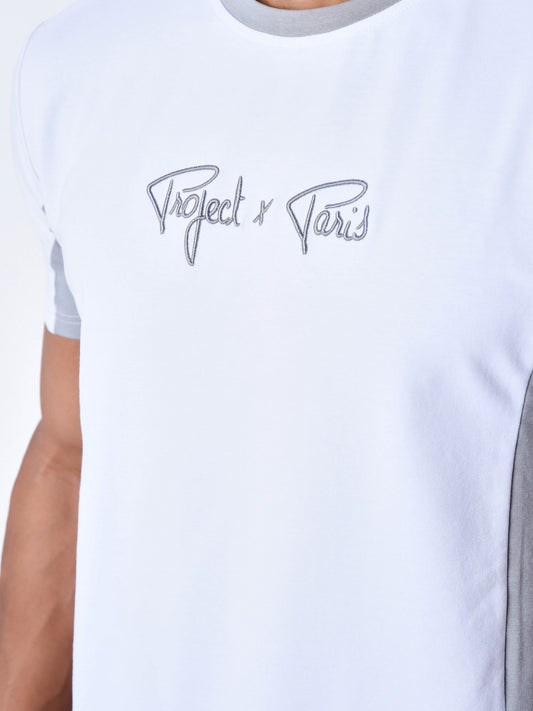 Camiseta Blanca/Gris - Project x Paris
