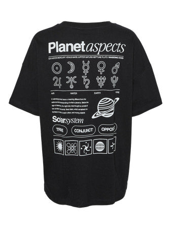 Camiseta Planets  (Negro) - Noisy May