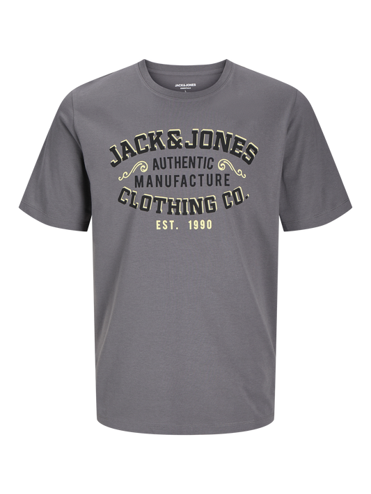 Camiseta Logo Gris - Jack & Jones