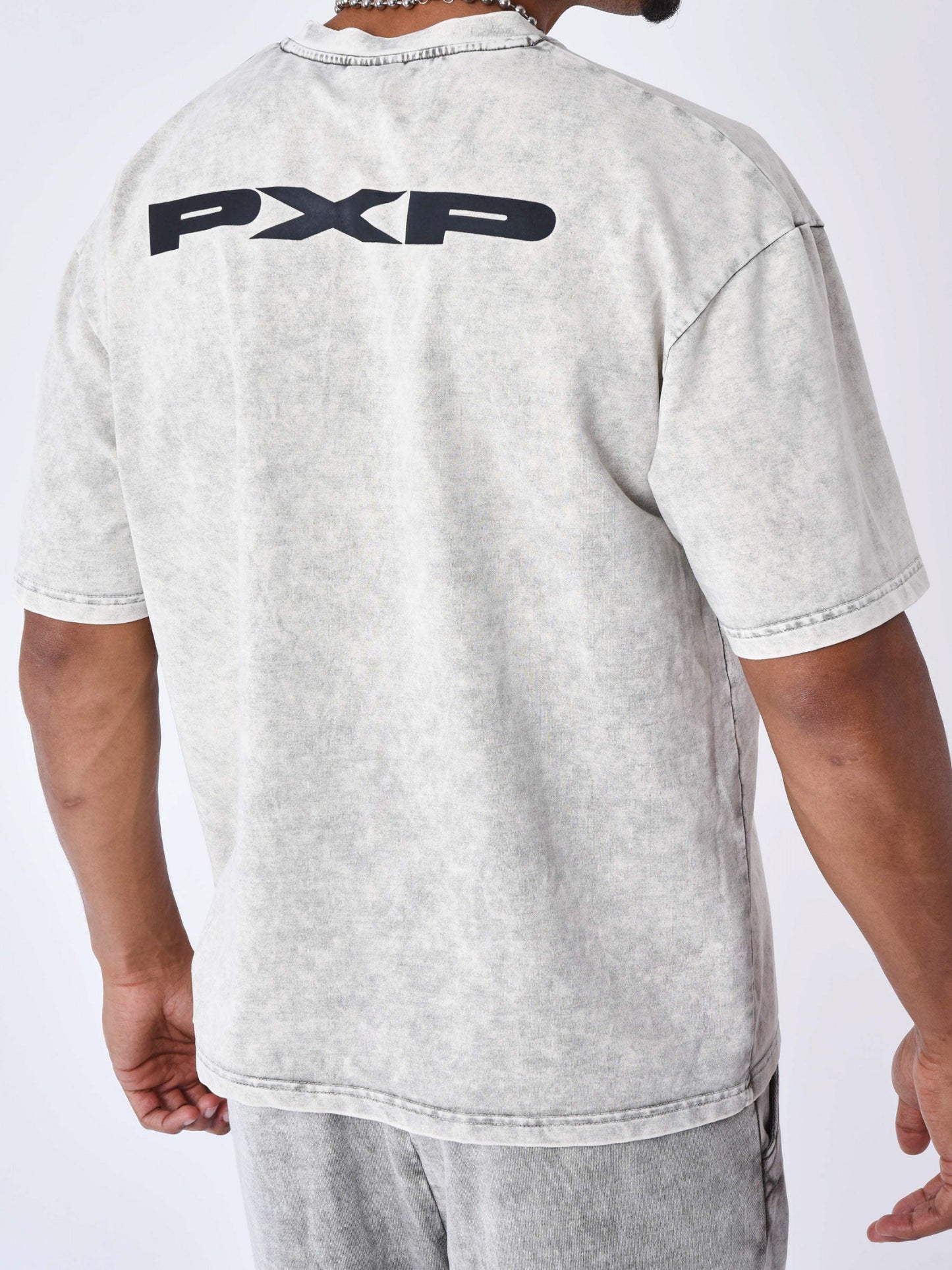 Camiseta Efecto Lavado Gris - PXP