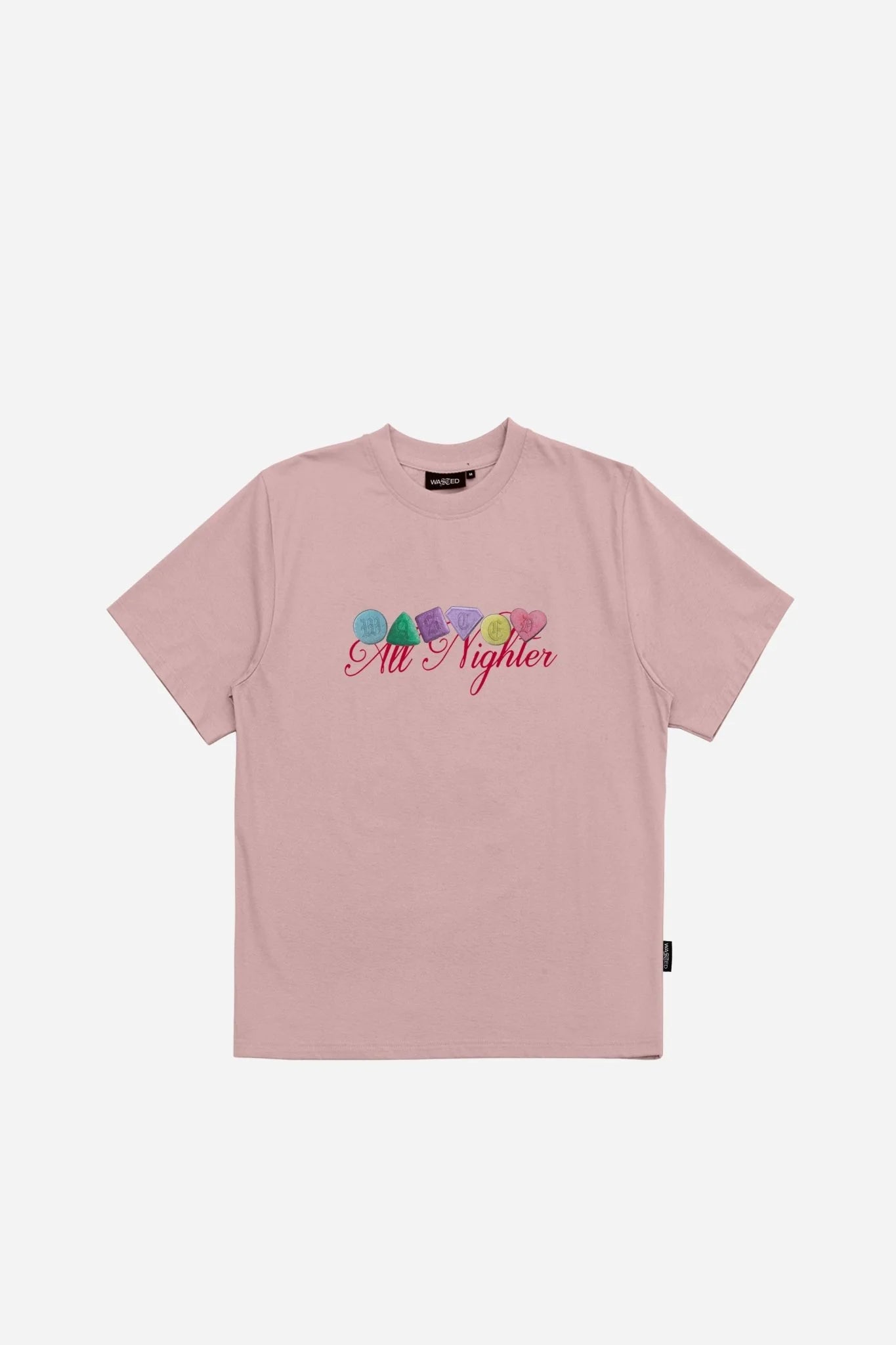 Camiseta Nighters Rosa - WASTED PARIS