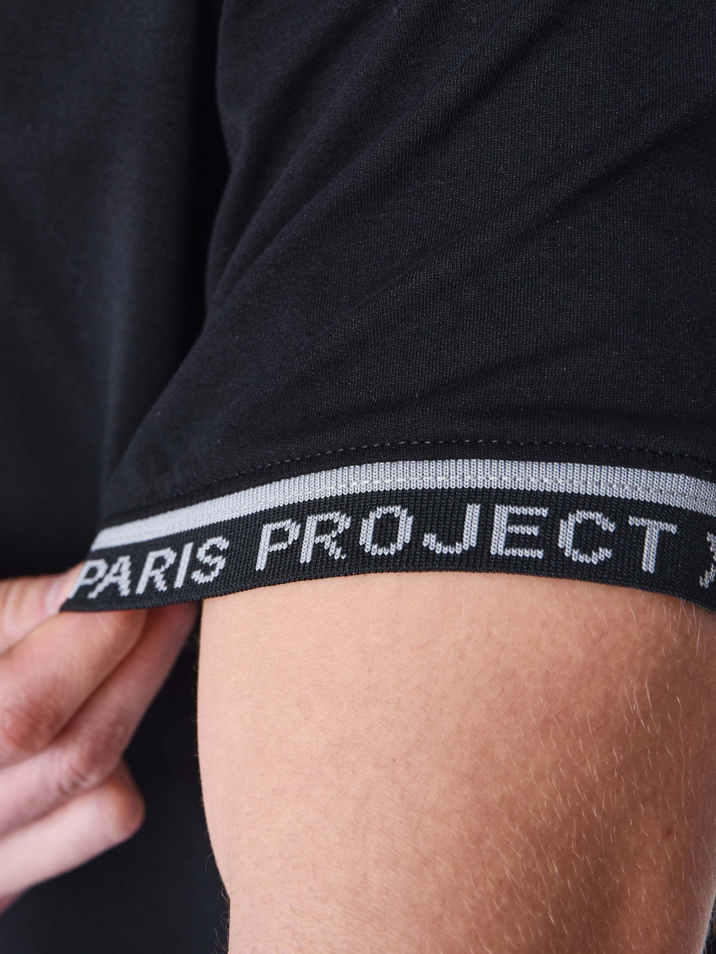 Camiseta Corta Negra - Project x Paris