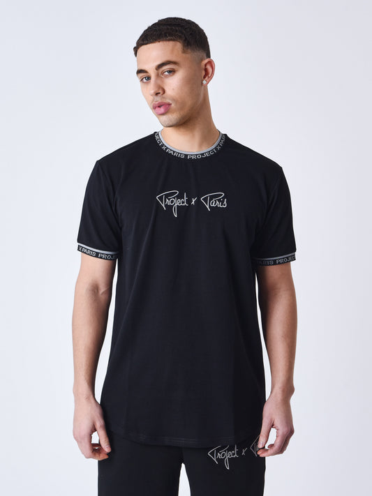 Camiseta Corta Negra - Project x Paris