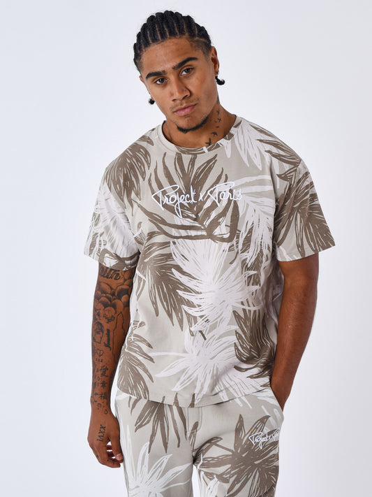 Camiseta Hojas - Project X Paris
