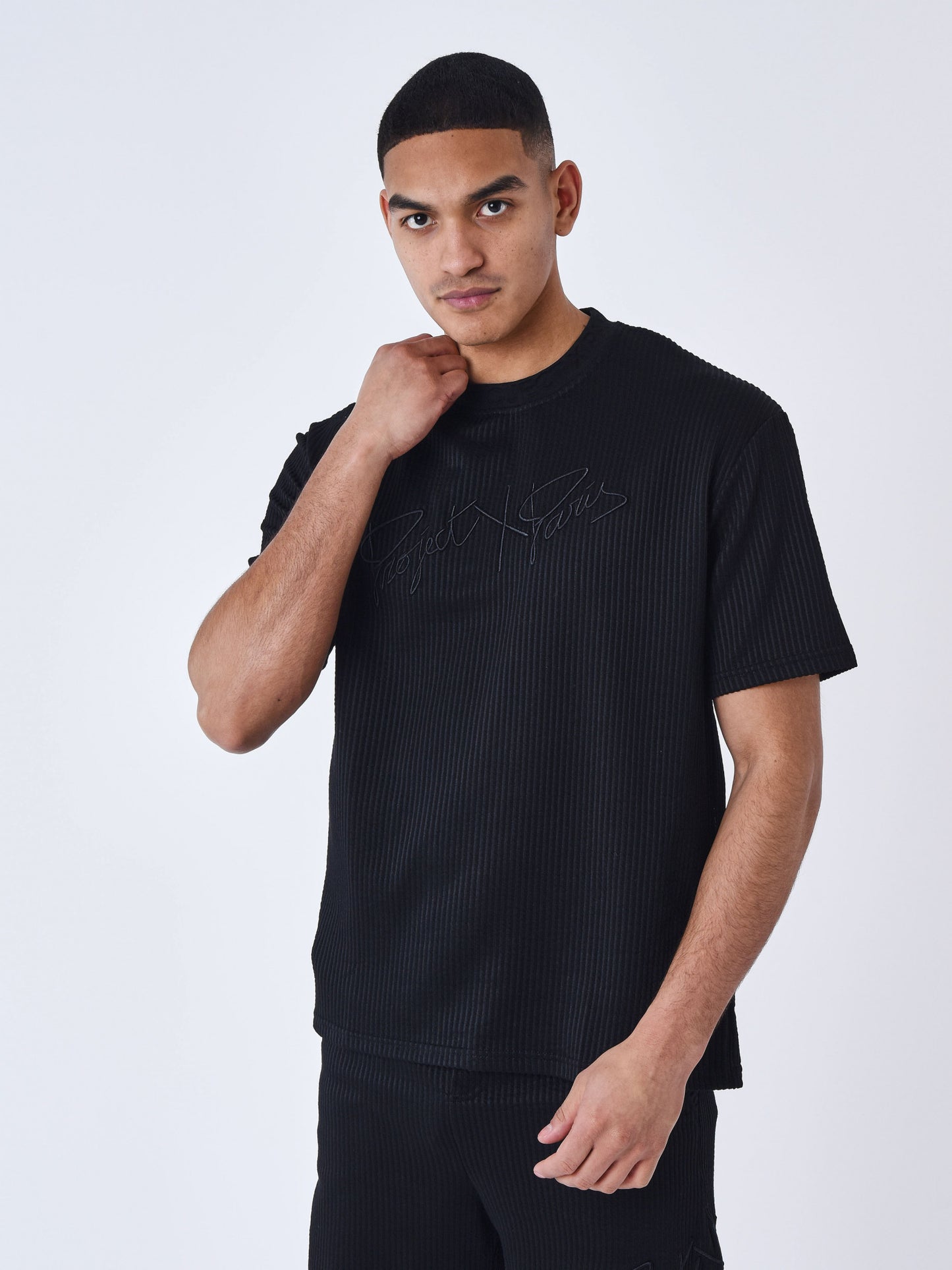 Camiseta Corta Negra - Project X Paris