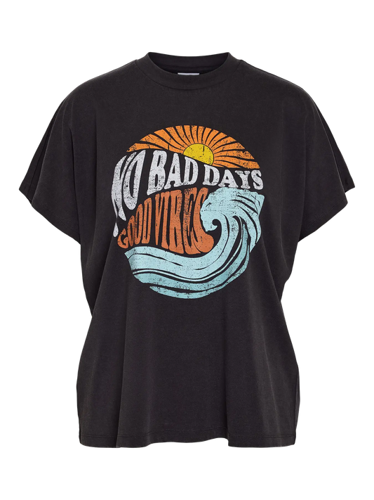Camiseta corta Good Vibes - Noisy May
