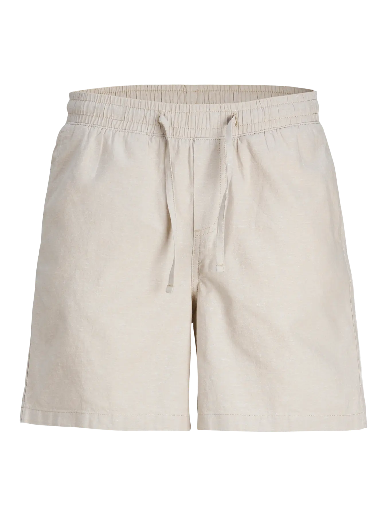 Pantalón Corto Algodón / Lino Beige - Jack & Jones